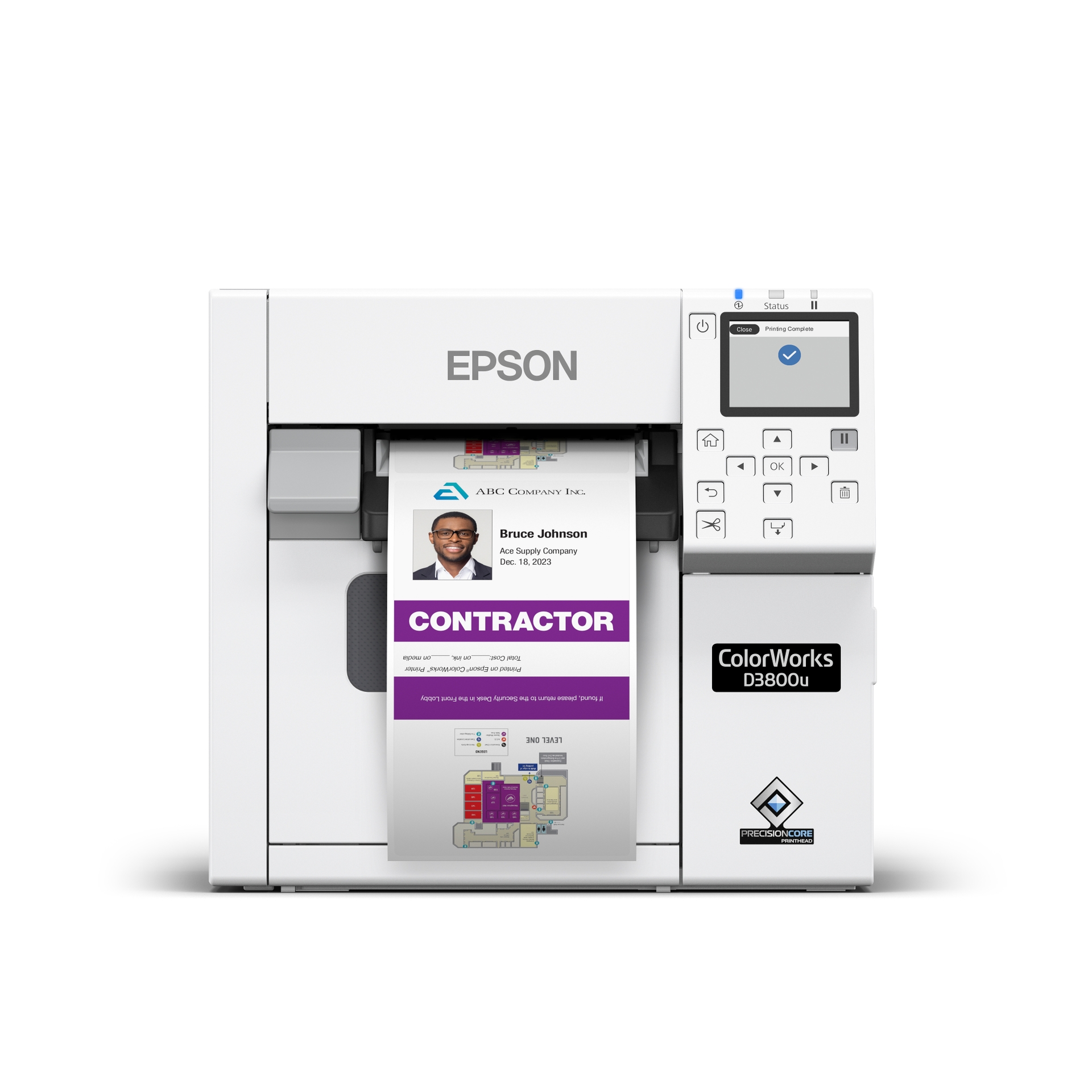 Epson D3800 Colour Label Printer